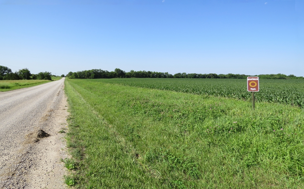 Looking south from northeast corner of the Fletcher Farm